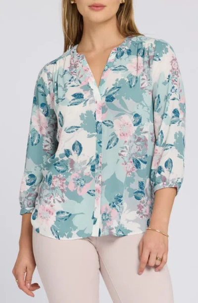 Nydj Pintuck Top In Multi