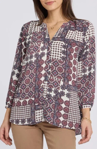 Nydj Pintuck Top In Multi