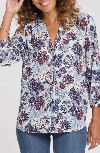 Nydj Pintuck Top In Multi