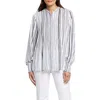 Nydj Pintuck Blouse In Asteria Stripe