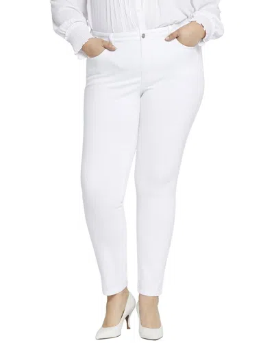 Nydj Plus Alina Optic White Legging Jean