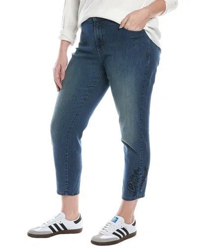 Nydj Plus Alina Pant In Blue