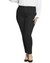 Nydj Plus Ami Black Rinse Skinny Leg Jean In Black