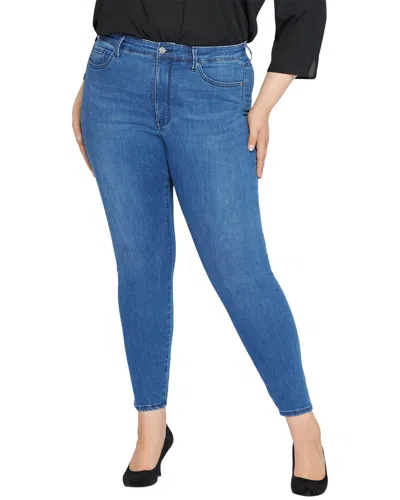 Nydj Plus Seamless High-rise Ami Skinny Jean In Blue