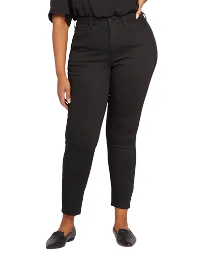Nydj Plus Ami High-rise Skinny Jean In Black