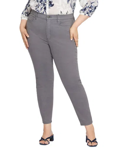 Nydj Plus Ami Waist Match High-rise Skinny Jean In Grey