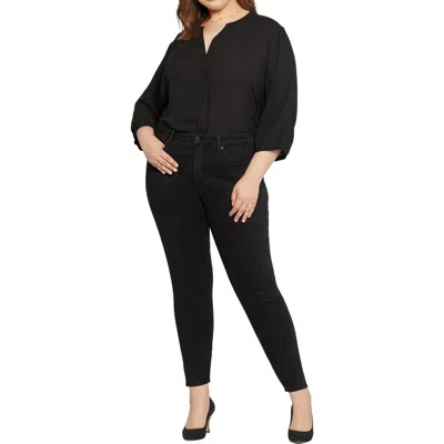 NYDJ PLUS AMI WOMENS STRETCH DENIM SKINNY JEANS