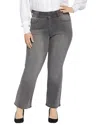 Nydj Plus Ava High-rise Flare Jean In Blue