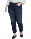 Nydj Plus Bailey Basin Ankle Crop Jean In Blue