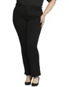 Nydj Plus Barbara Black Bootcut Jean In Black