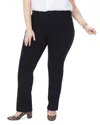 Nydj Barbara Bootcut Jeans In Black In Black