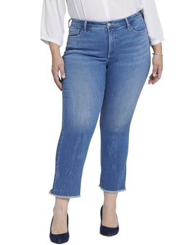 Nydj Barbara Fray Hem Ankle Bootcut Jeans In Fairmont