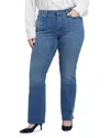 Nydj Plus Barbara High Rise Bootcut Jeans In Cascade Wave In Cascade Wave