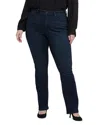 Nydj Billie High Rise Slim Bootcut Jeans In Obsidian