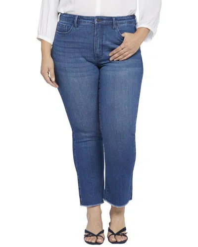 Nydj Plus Bootcut Desire Ankle Crop Jean In Blue