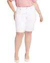 Nydj Briella Floral Print Bermuda Shorts
