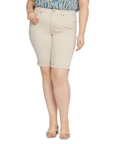 Nydj Plus Briella Roll Cuff Denim Shorts