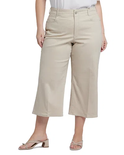 NYDJ BRIGITTE WIDE LEG CAPRI PANTS