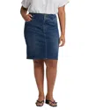 Nydj Denim Skirt In Olympus In Olympus