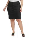 Nydj Denim Skirt In Optic White