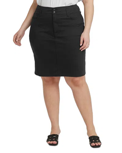 Nydj Denim Skirt In Optic White