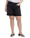 Nydj Diana Relaxed Jean Shorts In Cadiz Royal