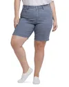 Nydj Ella Side Slit Denim Shorts