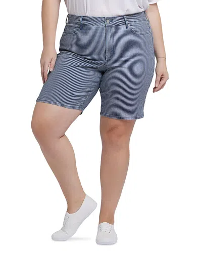 Nydj Ella Side Slit Denim Shorts