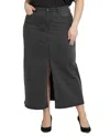 Nydj High Rise Denim Maxi Skirt In Cloud Stone