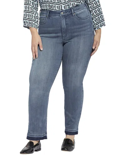 Nydj Plus High Rise Playlist Straight Leg Jean In Multi