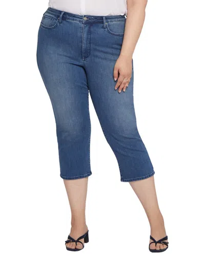 Nydj Plus Joni Splendid High-rise Relaxed Capri Jean In Multi