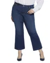 Nydj Mona High Waist Ankle Wide Leg Trouser Jeans