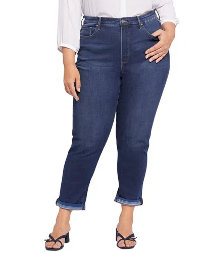 Nydj Plus Margot Girlfriend Skinny Jean In Blue