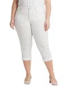 Nydj Plus Marilyn Beach Cruise Stripe Crop Jean