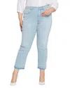 Nydj Plus Brightside High-rise Ankle Bootcut Jean