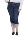 Nydj Plus Marilyn Cambridge Crop Jean In Blue
