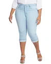 Nydj Plus Marilyn Brightside Crop Jean In Blue