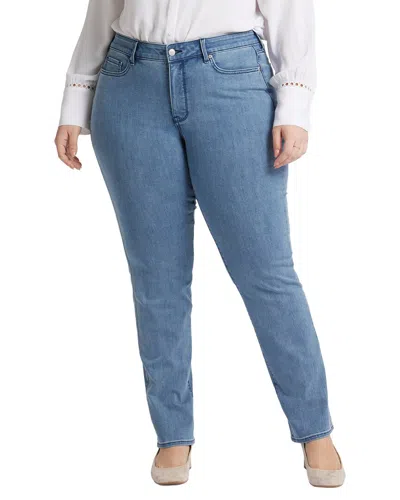 Nydj Plus Marilyn Delray Straight Leg Jean In Blue