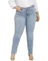 Nydj Joni Womens High Rise Relaxed Capri Jeans In Blue