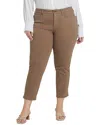 Nydj Plus Marilyn Incense Ankle Crop Jean In Animal Print
