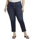 Nydj Marilyn Geometric Tape Patch Pocket Ankle Jeans In Blue
