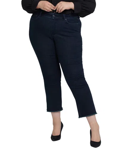 Nydj Plus Marilyn Midnight Falls Ankle Crop Jean In Blue