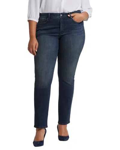 Nydj Plus Marilyn Prosperity Straight Leg Jean In Blue