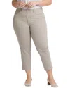 Nydj Plus Marilyn Sandbar Stripe Ankle Crop Jean