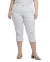 Nydj Marilyn Straight Crop Jeans In Palencia Stripe