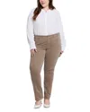 Nydj Marilyn Straight Leg Corduroy Pants In Saddlewood