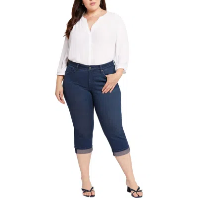 Nydj Plus Marilyn Womens Denim Cotton Cropped Jeans