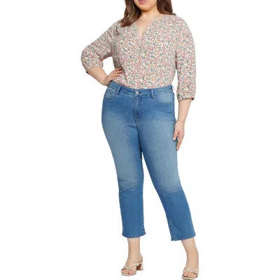 NYDJ PLUS MARILYN WOMENS POCKET COTTON ANKLE JEANS