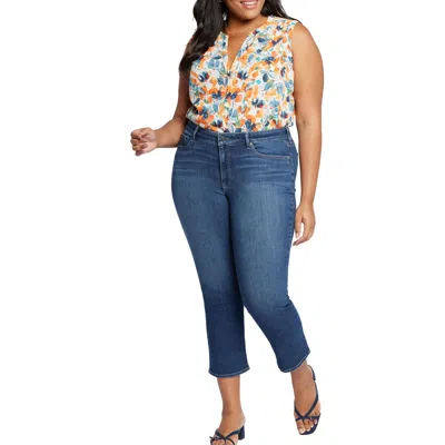 NYDJ PLUS MARILYN WOMENS POCKET COTTON ANKLE JEANS