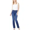 Nydj Plus Marilyn Womens Stretch Denim Straight Leg Jeans In Pink